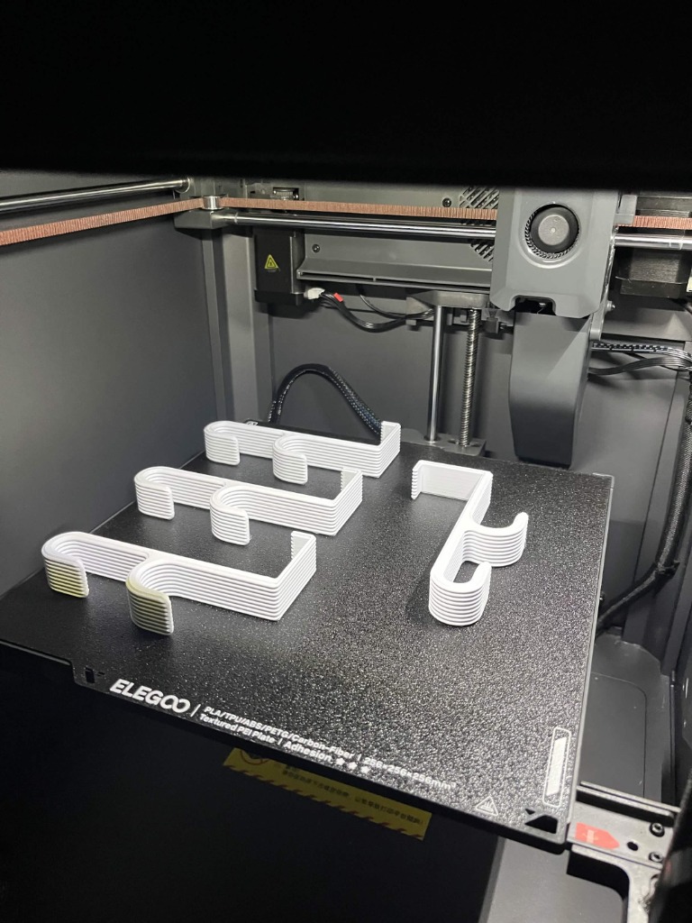 Produção em Série Ganchos 3D
